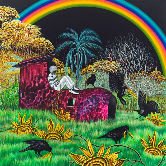 Existing, Oil On Canvas, 36" X 36"