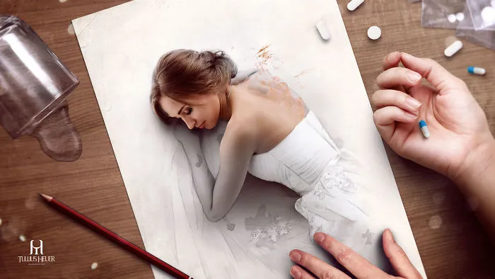 Brazilian Artist Creates Digital Paintings That Leap Off The Page