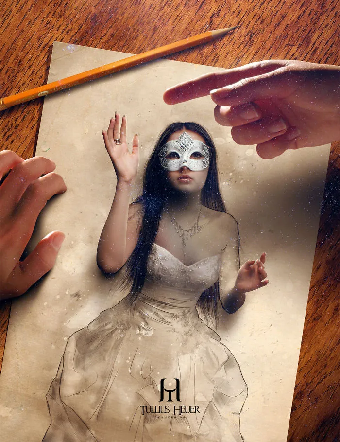 Brazilian Artist Creates Digital Paintings That Leap Off The Page