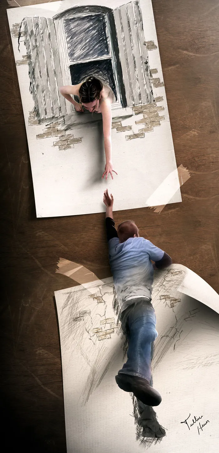 Brazilian Artist Creates Digital Paintings That Leap Off The Page