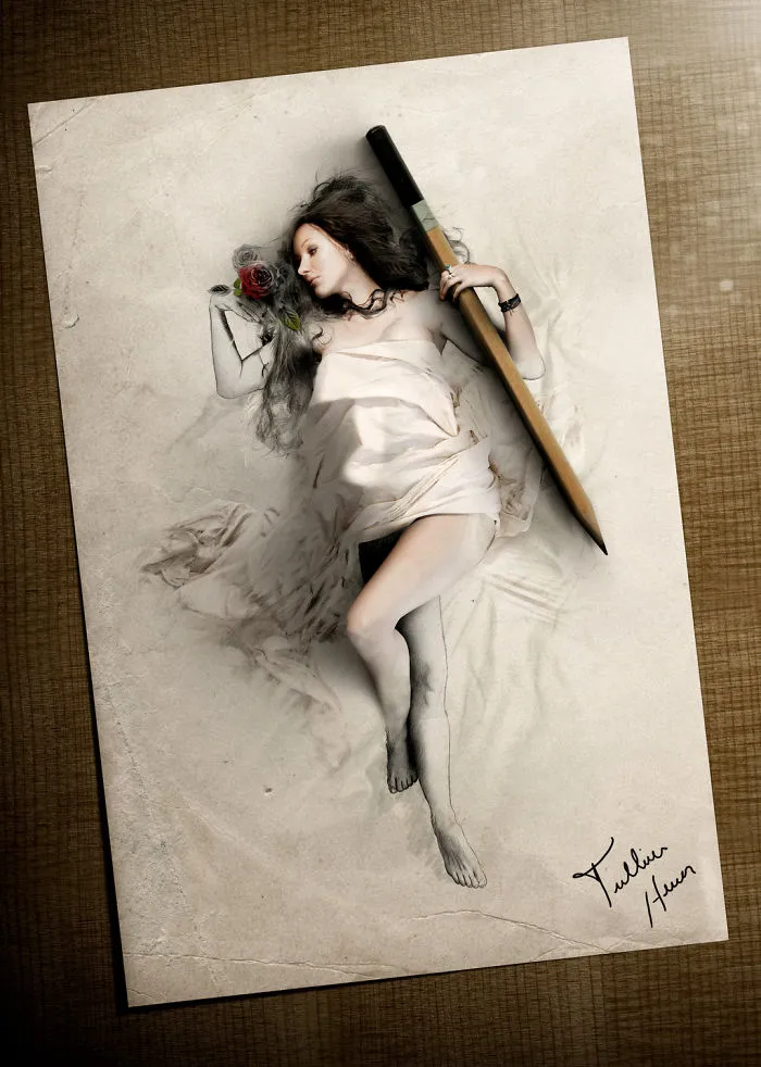Brazilian Artist Creates Digital Paintings That Leap Off The Page