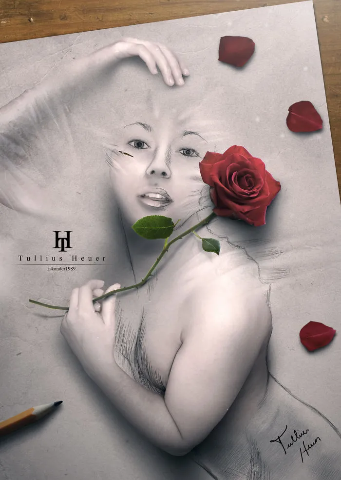Brazilian Artist Creates Digital Paintings That Leap Off The Page