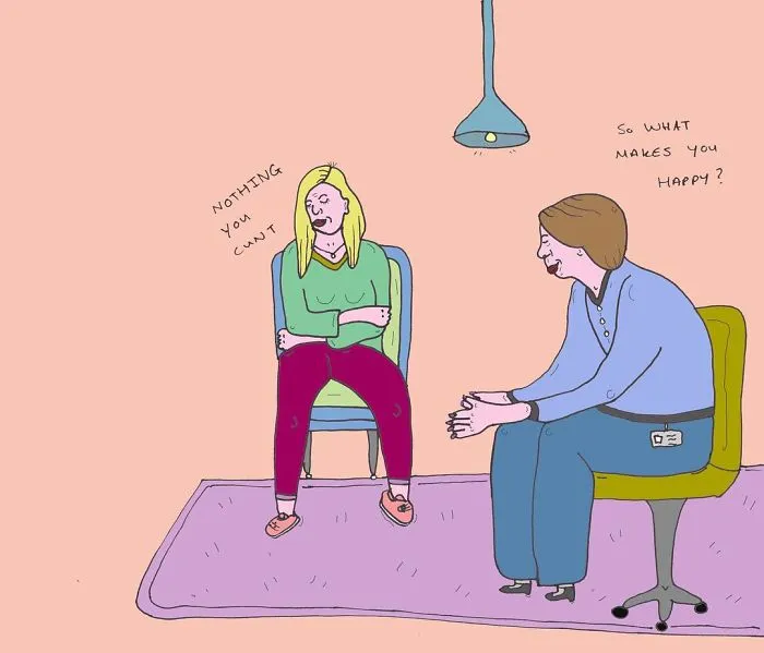 Artist Reflects A Personal Irritation And Bitterness In Her Drawings (NSFW)