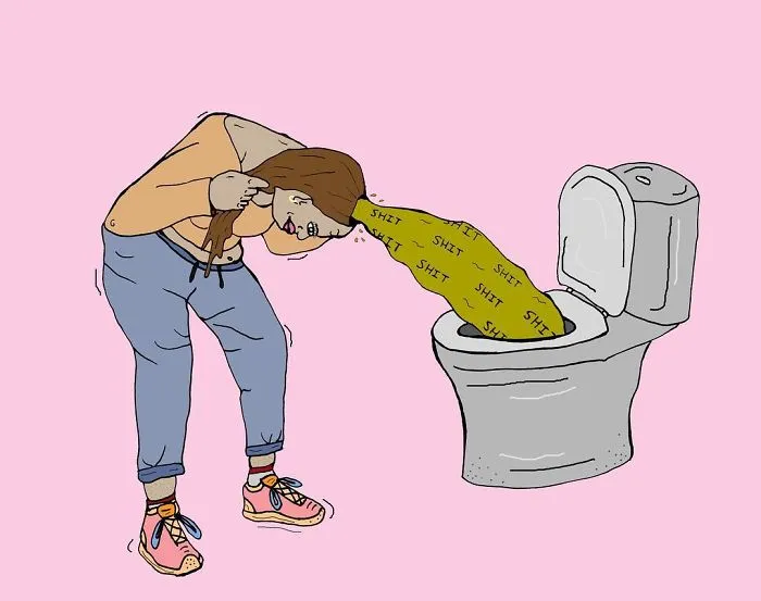 Artist Reflects A Personal Irritation And Bitterness In Her Drawings (NSFW)