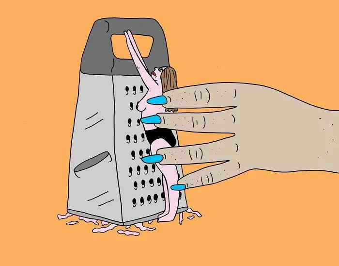 Artist Reflects A Personal Irritation And Bitterness In Her Drawings (NSFW)