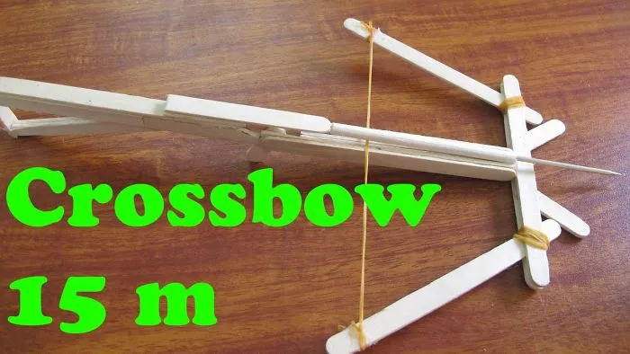 How To Make Hunting Crossbow At Home