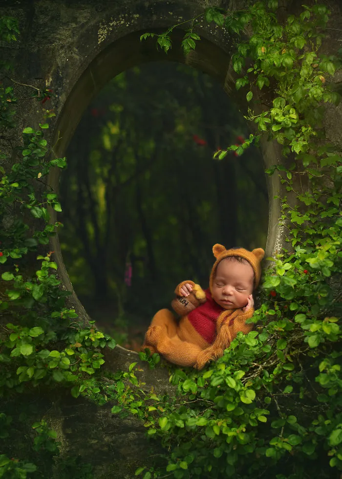 I Create Magical Settings For Newborn Pictures Using Photoshop
