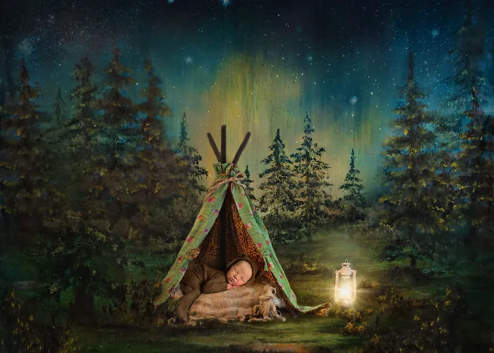 I Create Magical Settings For Newborn Pictures Using Photoshop