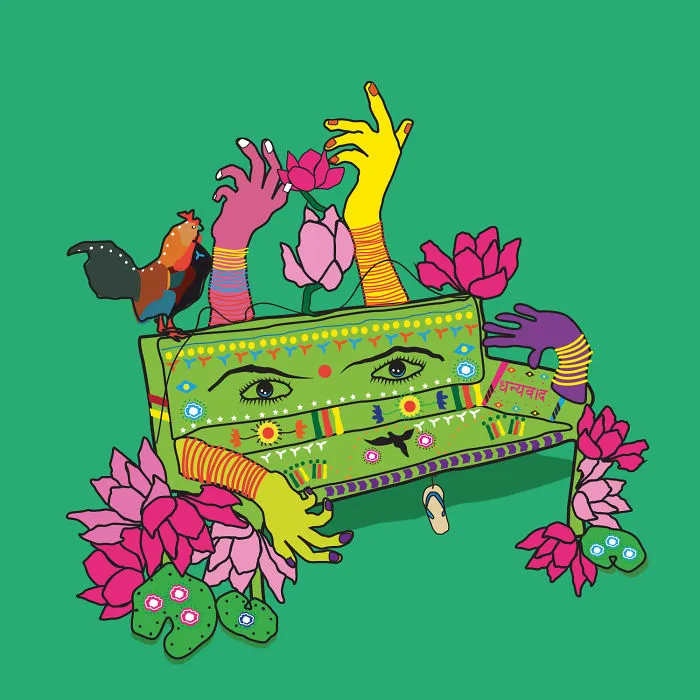 I Made Illustrations Inspired By The Visual Colors Of Nepal.