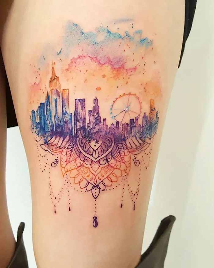 Cityscape Dreams Inked