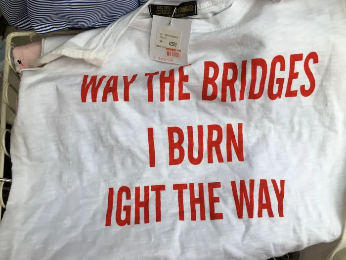 This American Tourist Went To Japan And Decided To Photograph Badly Translated English Shirts