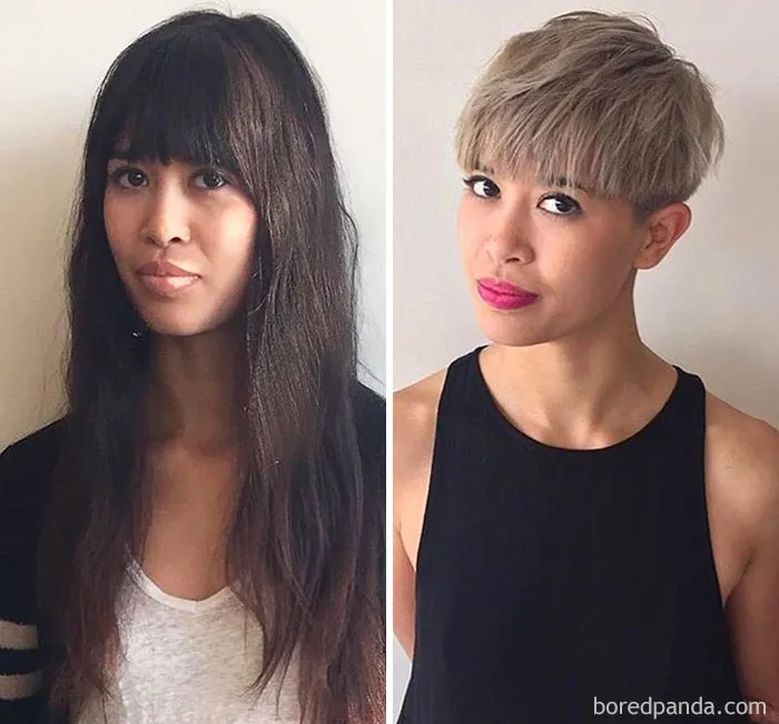 10+ Transformaciones de peinado extremas para inspirarte un nuevo corte de pelo