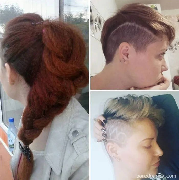 My Hair Transformation: Long / Red  To Short / Blonde
