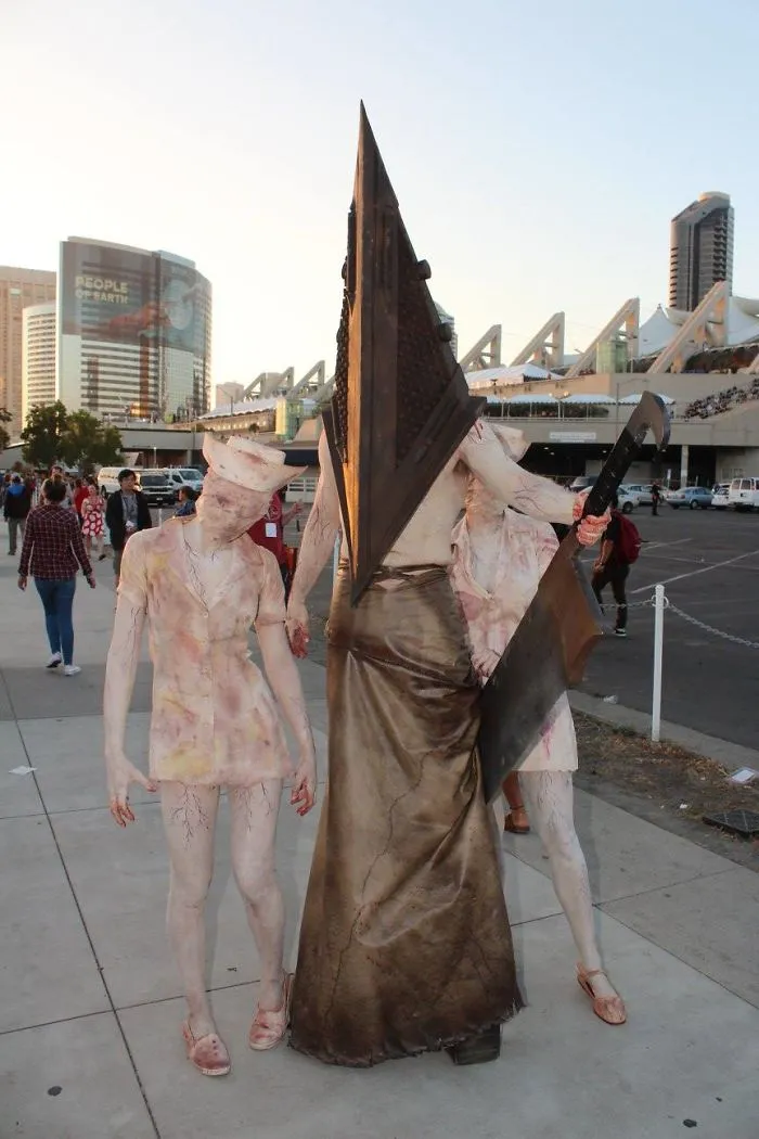 Nurse And Pyramid Head, Silent Hill