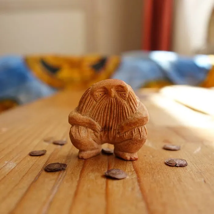 Casi todo el mundo tira el hueso de los aguacates, esta artista los talla en forma de criaturas mágicas