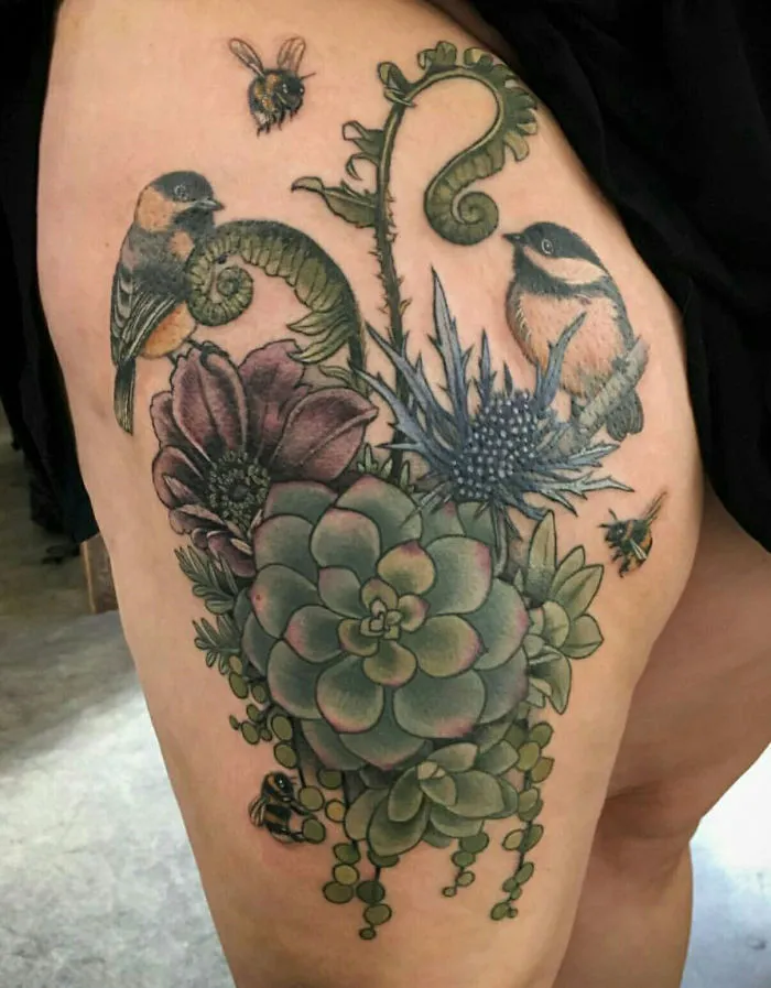 139 Awesome Succulent Tattoo Ideas For People Who Are Crazy About Succulents