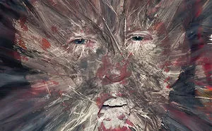 Artist Channels His Annoyance And Frustration About American President Donald Trump Into His Etchings And Paintings On Press Photos