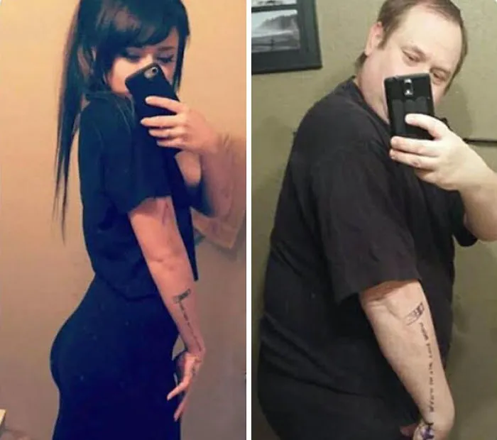 Este padre trolea a su hija recreando sus selfies atrevidos, y consigue el doble de seguidores que ella (3ª parte)