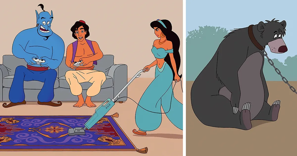 Este ilustrador reimagina con exactitud cómo serían las películas Disney si estuvieran hechas en 2017