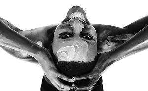I Photographed Subjects With Paint Peeling Away Their Ego