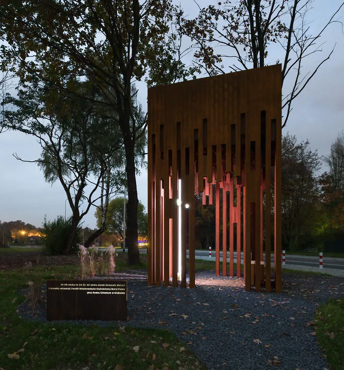 Beatiful And Modern Roadside Shrine In Poland