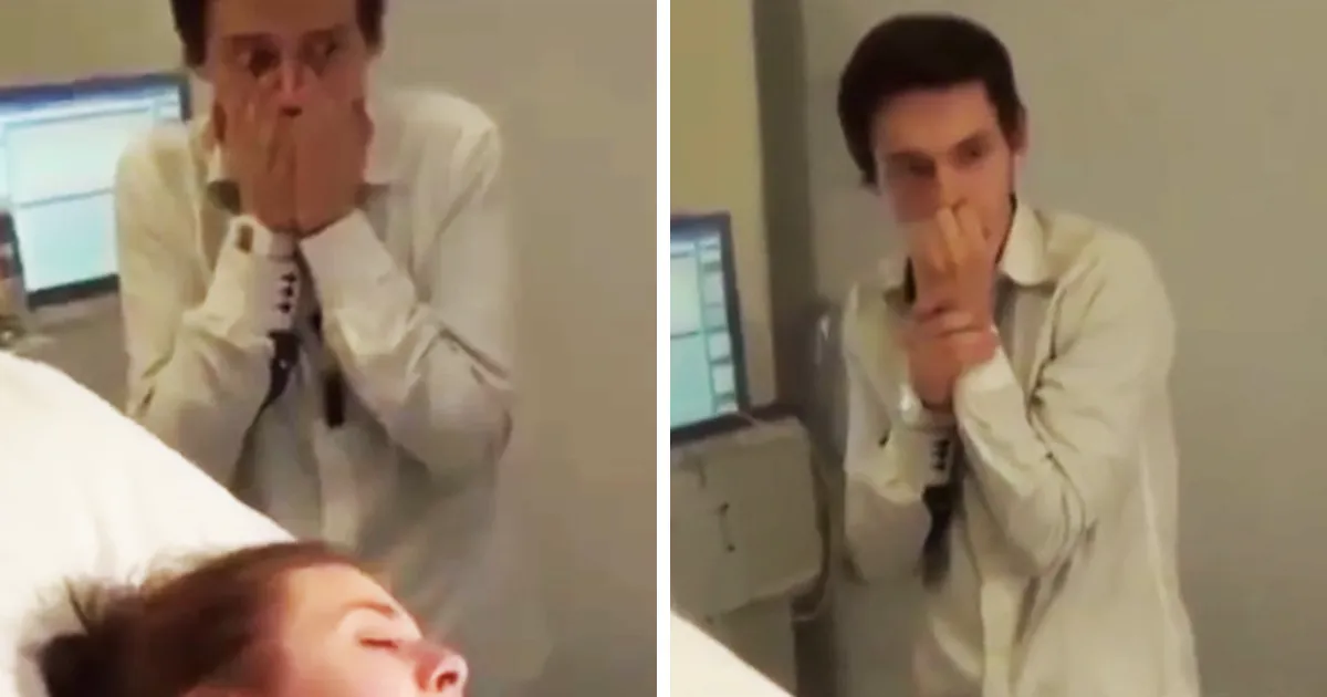 La reacción de este chico al ver un parto te hará reír mucho