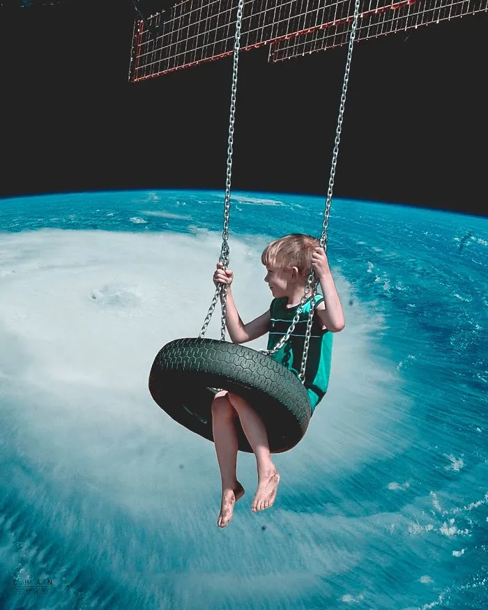I'm A 16-Year-Old Artist Creating Blue Digital Artworks That Will Relax You