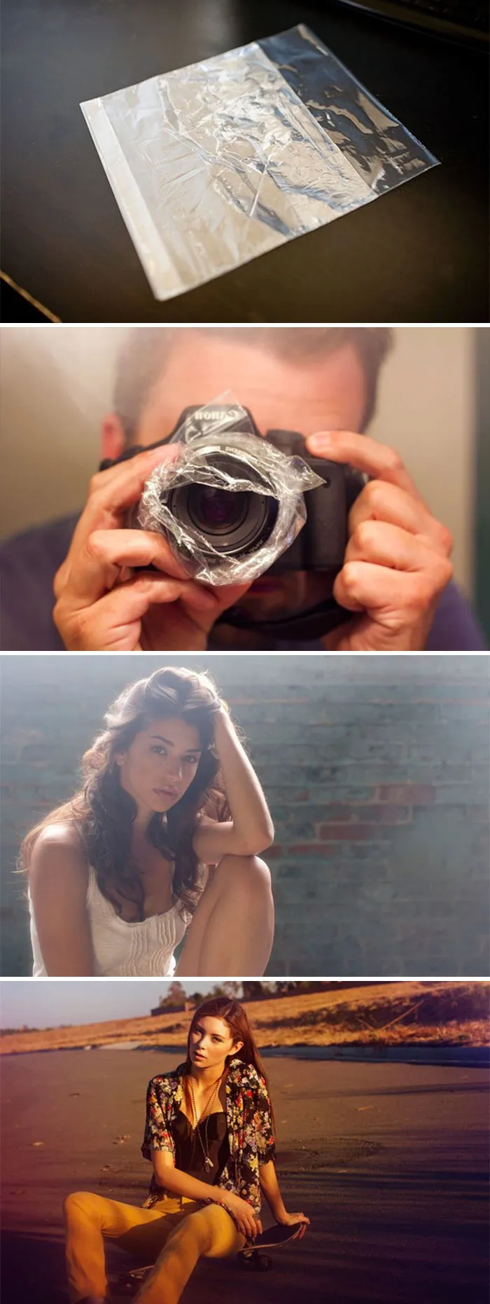 Use A Sandwich Bag To Create Hazy Photos 