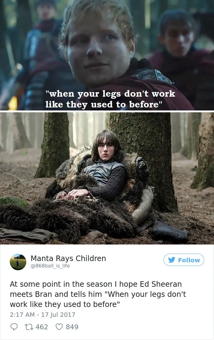 66 Of The Most Hilarious Reactions To Ed Sheeran’s Cameo In Game Of Thrones