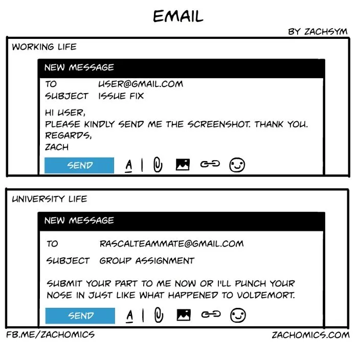 You'll Learn To Be Formal In Email