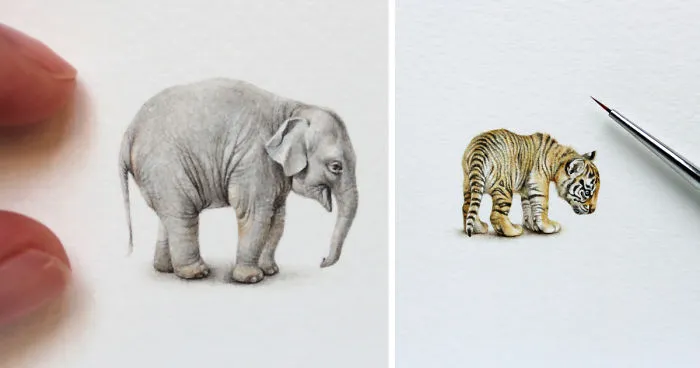 I Started Drawing Miniature Paintings Because I Did Not Have Time For Bigger Drawings And Now It's My Passion
