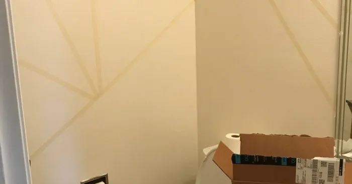 I Made A Funky Toilet Room Out Of A Boring One For Less Than 100$