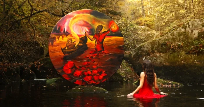 Photographer Finds Amazing Way To Present Her Paintings