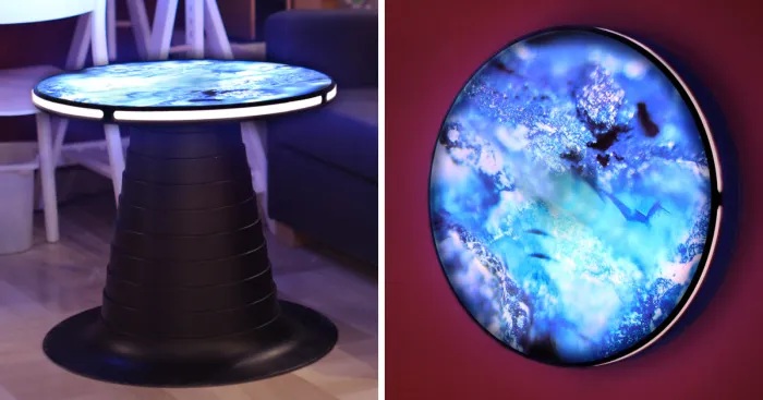 When You Need More Space And Your Coffee Table Turns Into A Wall Painting