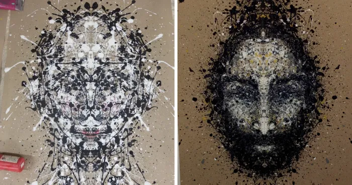 To Create These Unique Portraits I Fold Pictures Up To Hundred (Or Even More) Times
