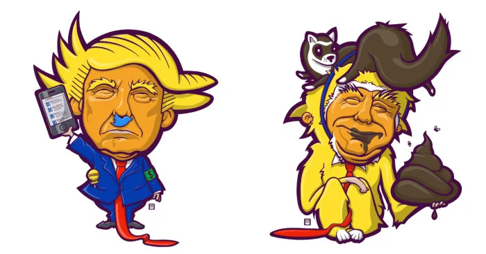 I'm Illustrating Trump's Nicknames One-At-A-Time