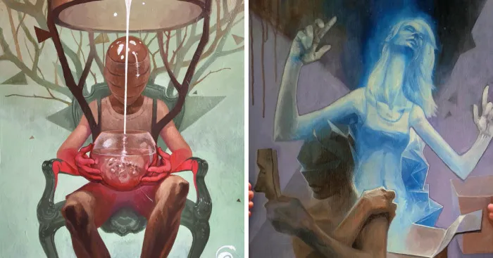 I Express My Thoughts About Being An Artist In These Metaphorical Paintings