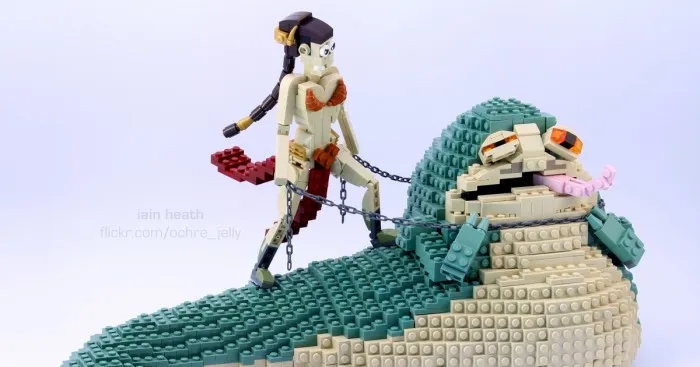 Leia The Huttslayer Reimagined In Lego