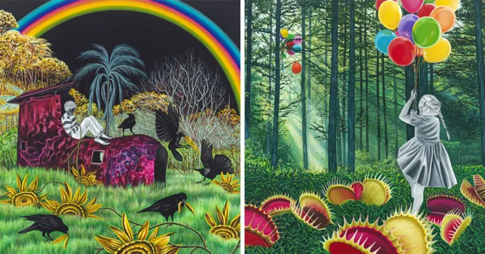 I Paint Nightmarish But Cute Dreamscapes
