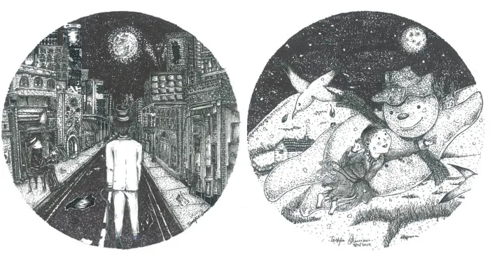 I Work On Conceptual 'Circle' Doodles Out Of Fandoms Every Night