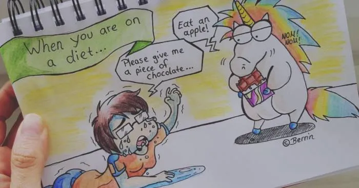 I Made A Comic About The 'Fitnessunicorn' And Me
