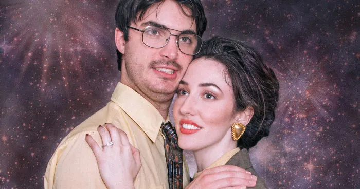 We Got Engaged And Took Some 80s Photos