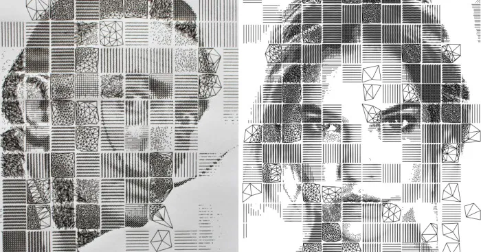 I Wrote An Algorithm That Transforms Photos Into Mosaics, And My Bot Draws Them For Me
