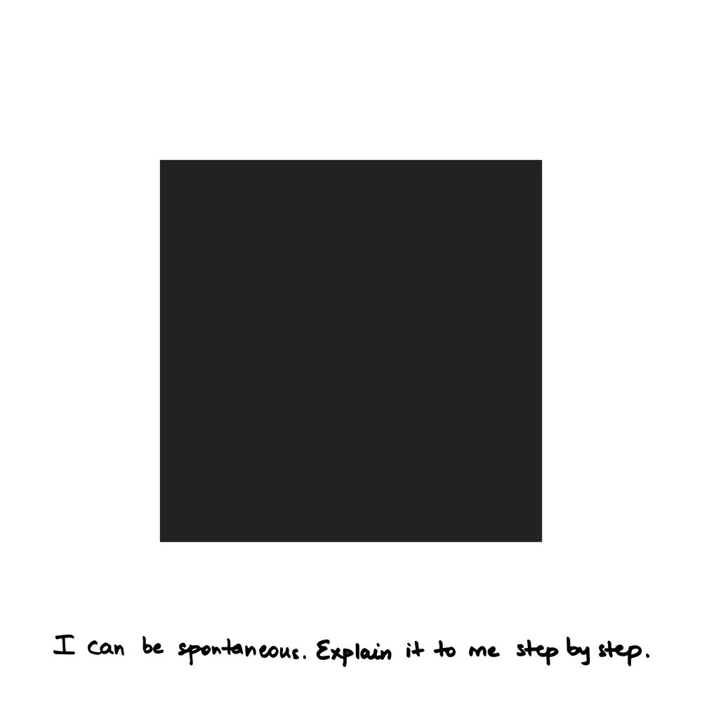 Drawing My Daily And Never Ending Anxieties In Black & White