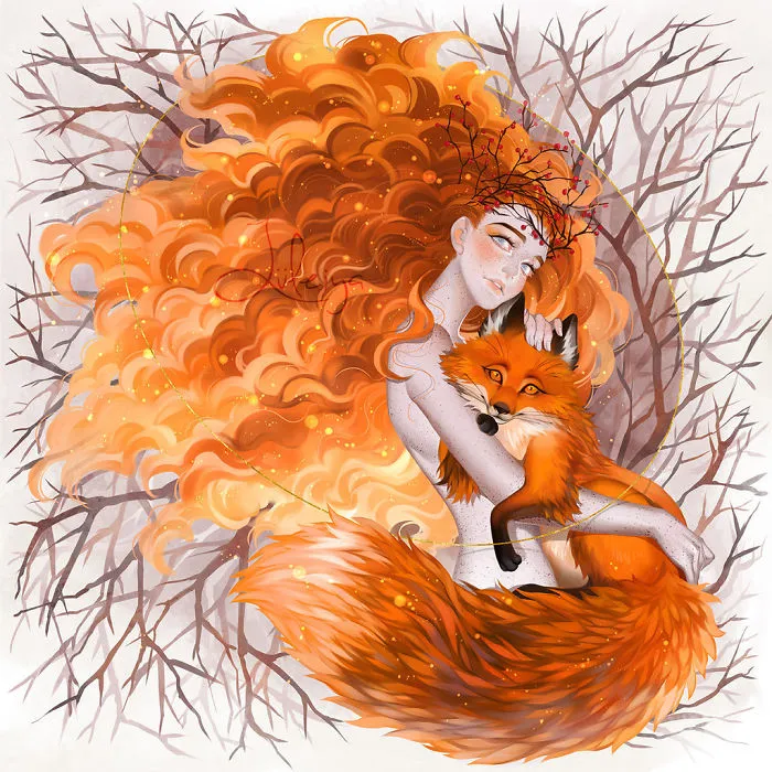 I Create Colorful Digital Illustrations With Fairy Tale Motives