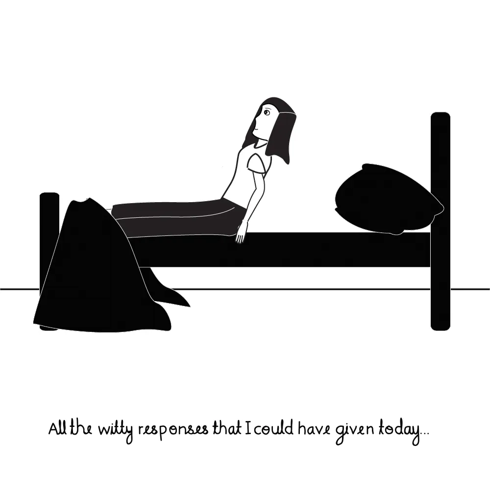 Drawing My Daily And Never Ending Anxieties In Black & White