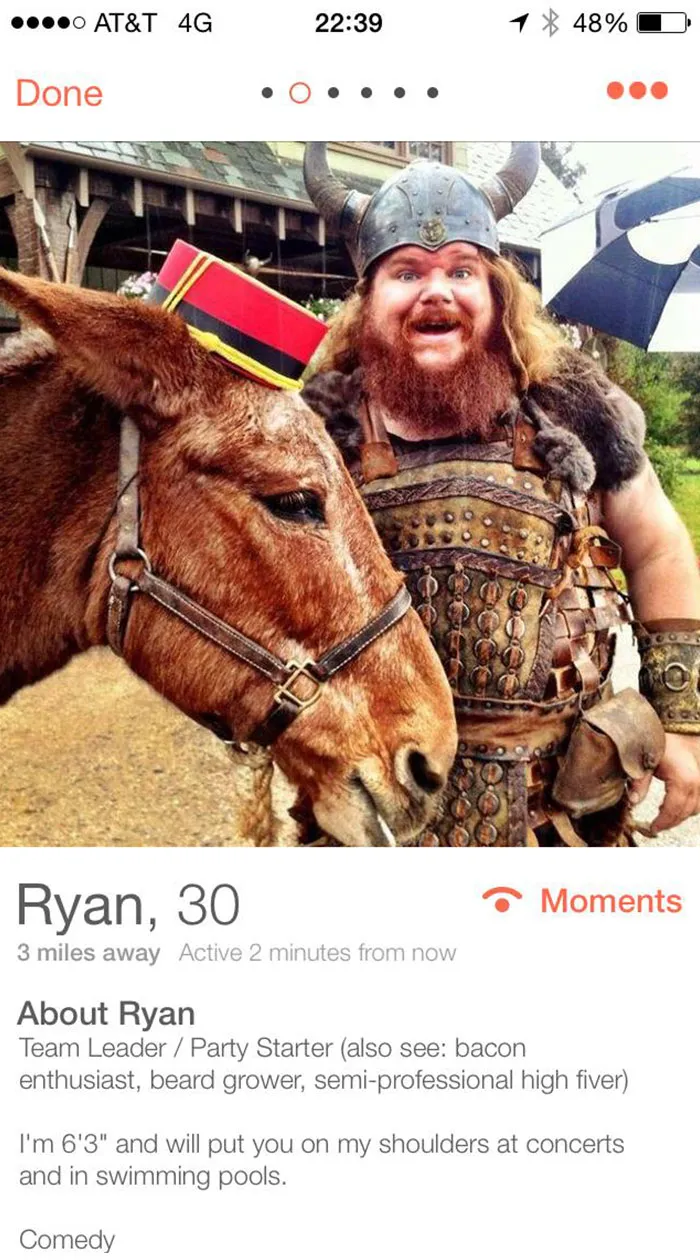 I Hope This Guy Finds Love On Tinder. He's Awesome
