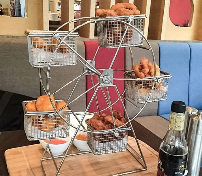 Fish And Chips On A Ferris Wheel.  This Is Not A Drill.  We Repeat, This Is Not A Drill