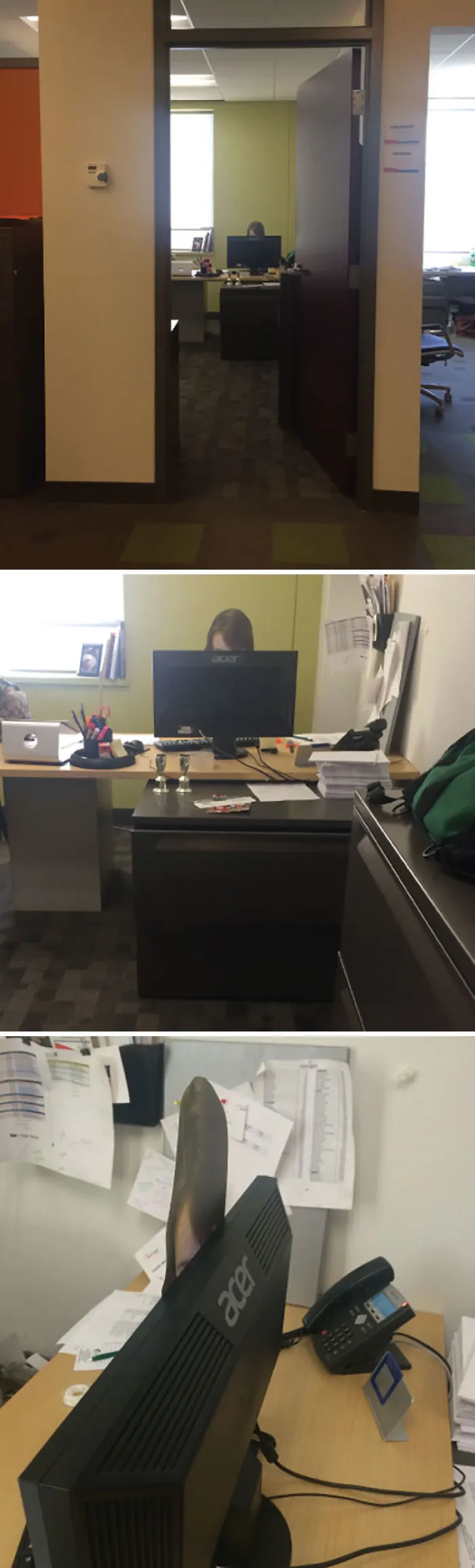 La gente comenta lo tarde que me quedo en la oficina