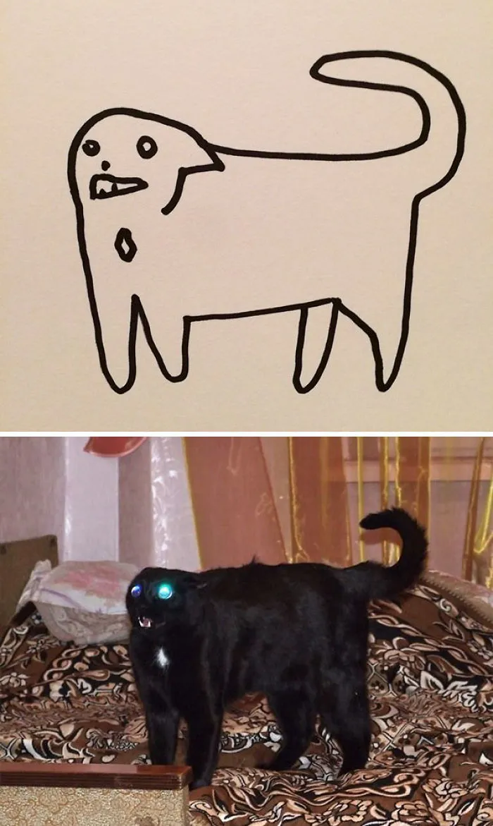 When Your Teacher Keeps Saying You Can't Draw Cats, But Your Paintings Are Photorealistic